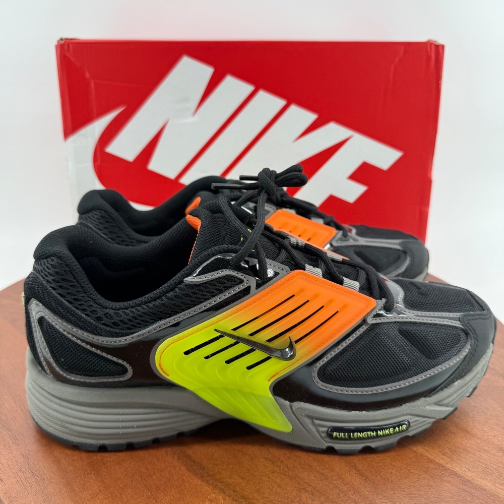 Nike Air Pegasus Wave Black Flat Pewter Mens 8.5/Womens 10 Running Shoe Sneakers